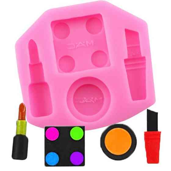 Молд силиконовый Косметика 68 на 63 мм розовый Киев