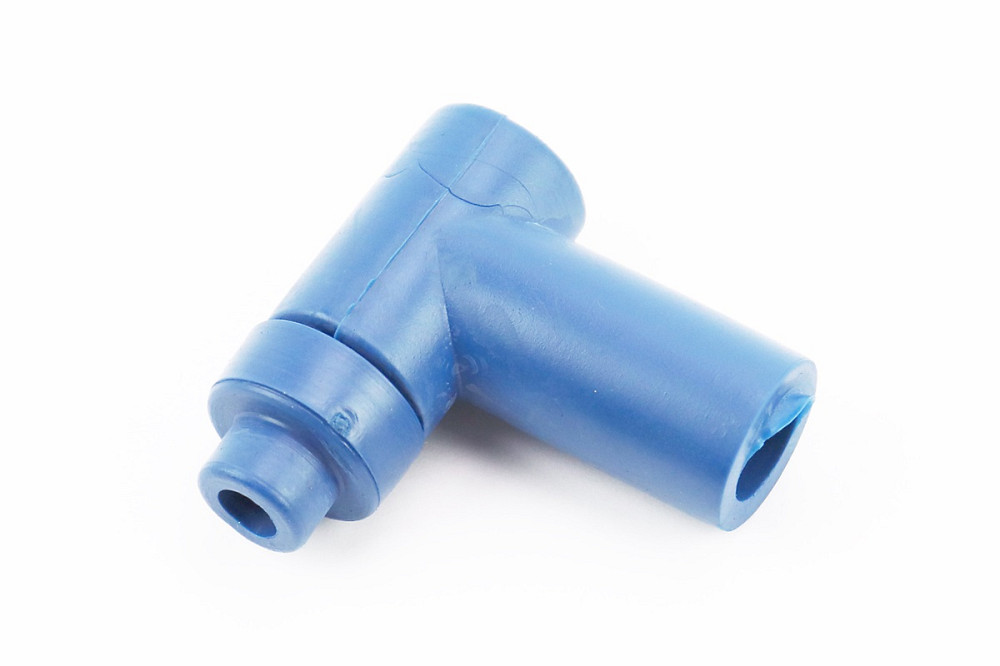 Ковпачок свічки "люлька" 90град СИНІЙ "силікон" малий, Тип 1 Київ - фото 1