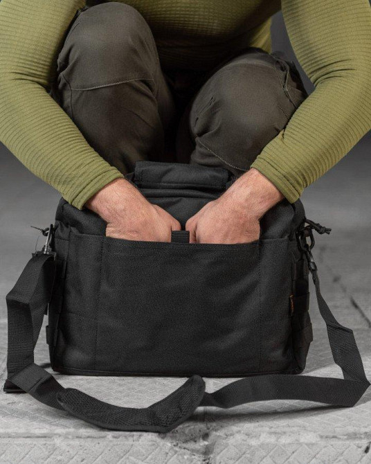 Сумка административная тактическая  СКГ black ВТ0530 Одесса - изображение 4