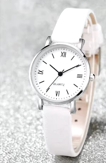 Подарочный набор для мужчин и женщин 2 парные часы с 2 ожерельем серце диам 4см длин 24см шир 2см черно-белый Киев - изображение 7