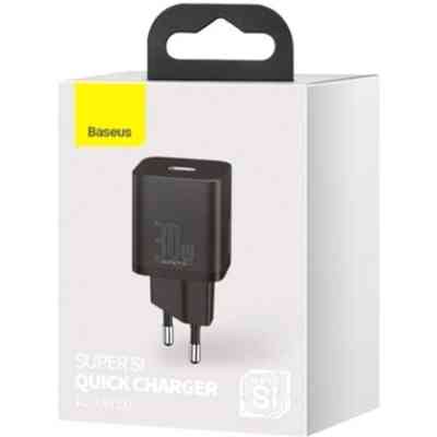 Зарядное устройство Baseus Super Si quick charger IC 30W Black (CCSUP-J01) Винница