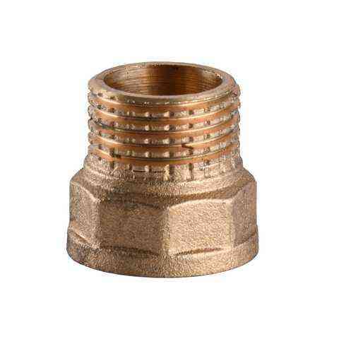 Перехідник 1/2''внутр х1/2''зовн Україна, латунь посилена Харків