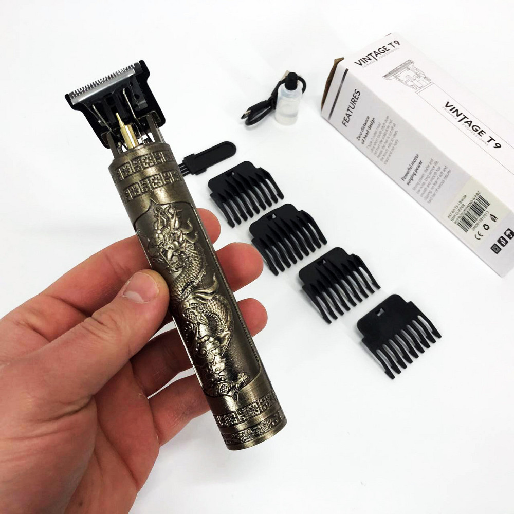 Малошумная машинка для стрижки волос Vintage, Многофункциональный триммер для стрижки волос и тела BG-59 Львов - изображение 9