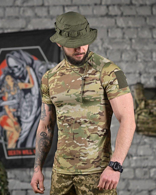 Тактическая футболка hermit мультикам  coolpass (хорошее качество) ВТ1169 Одесса - изображение 7