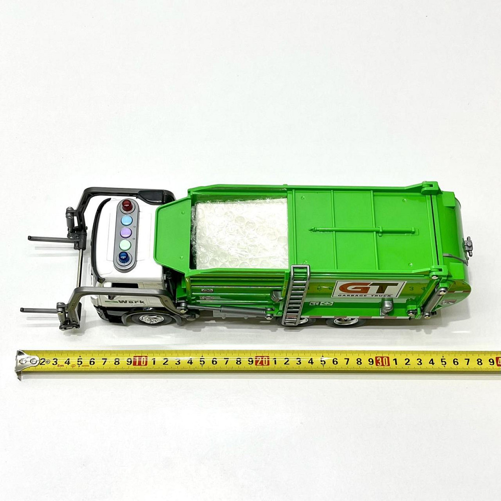 Сміттєвоз інерційний рухомі деталі звук світло Зелений (JD 288) Чернігів - фото 5