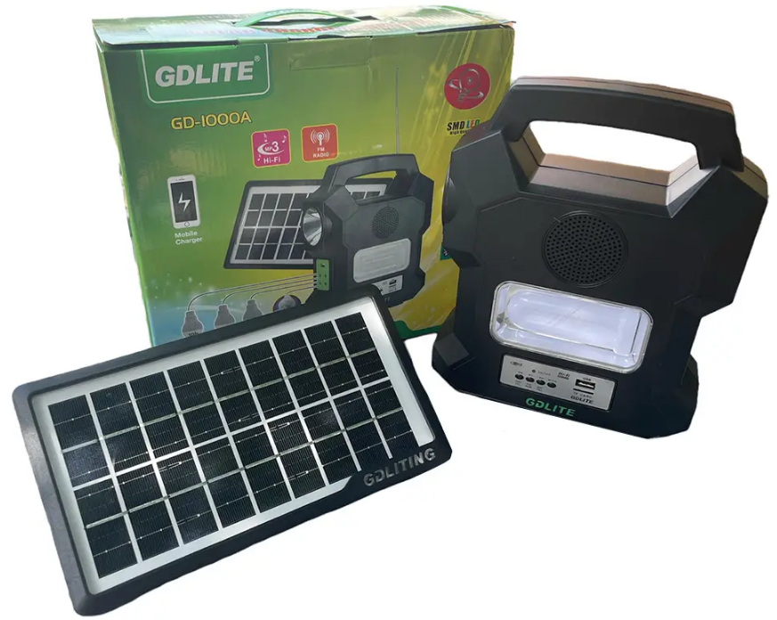 Ліхтар на сонячній батареї та зарядний пристрій з радіо, MP3 та повербанком Днепр - изображение 1