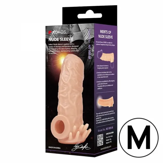 Насадка на член Kokos Nude Sleeve NS 005 M Львів