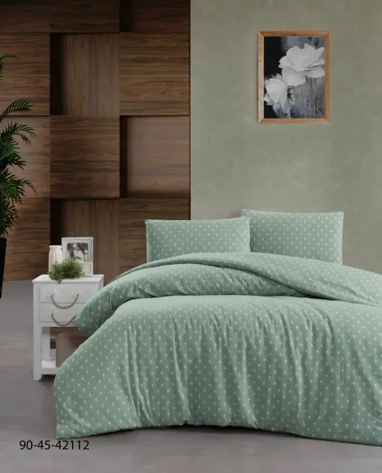 Теплое постельное белье / байковое евро размера фланель 100%-хлопок Турция Cotton Collection Коломия - фото 4