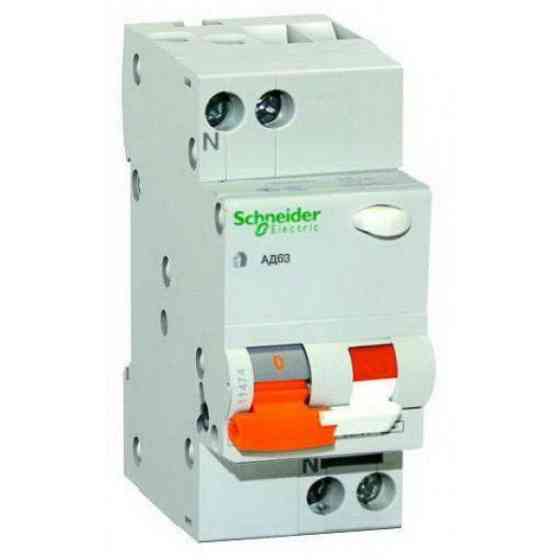 Диференційний автоматичний вимикач АД63 16A C 30mA АC Schneider Харків