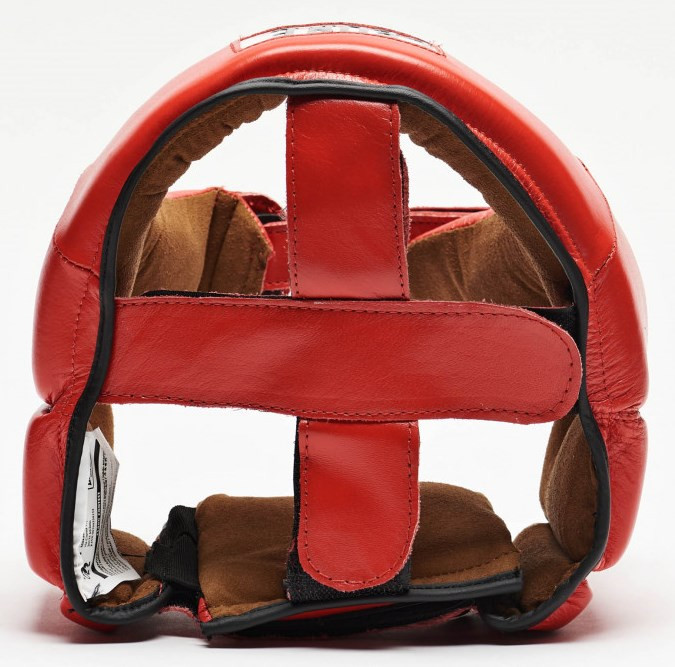 Боксерський шолом для змагань Leone Contest Red L Каменское - изображение 5