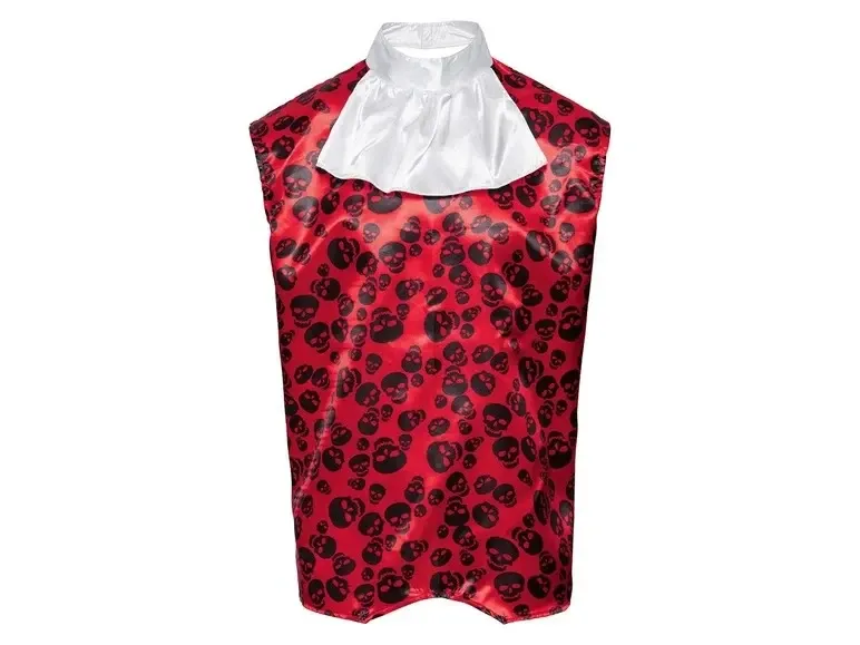 Мужской костюм Вампир для вечеринки на Хеллоуин жилетка и плащ размер L 52-54 черный Киев - изображение 6