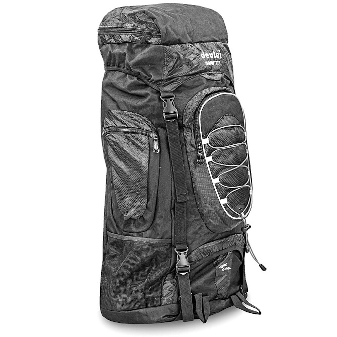 Рюкзак туристичний каркасний DEUTER 517-D 60+10л нижній вхід чорний R0517-D-BK Київ - фото 1