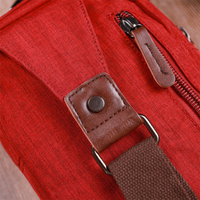 Сумка Vintage Из текстиля Бордовая (22189) Винница - изображение 3