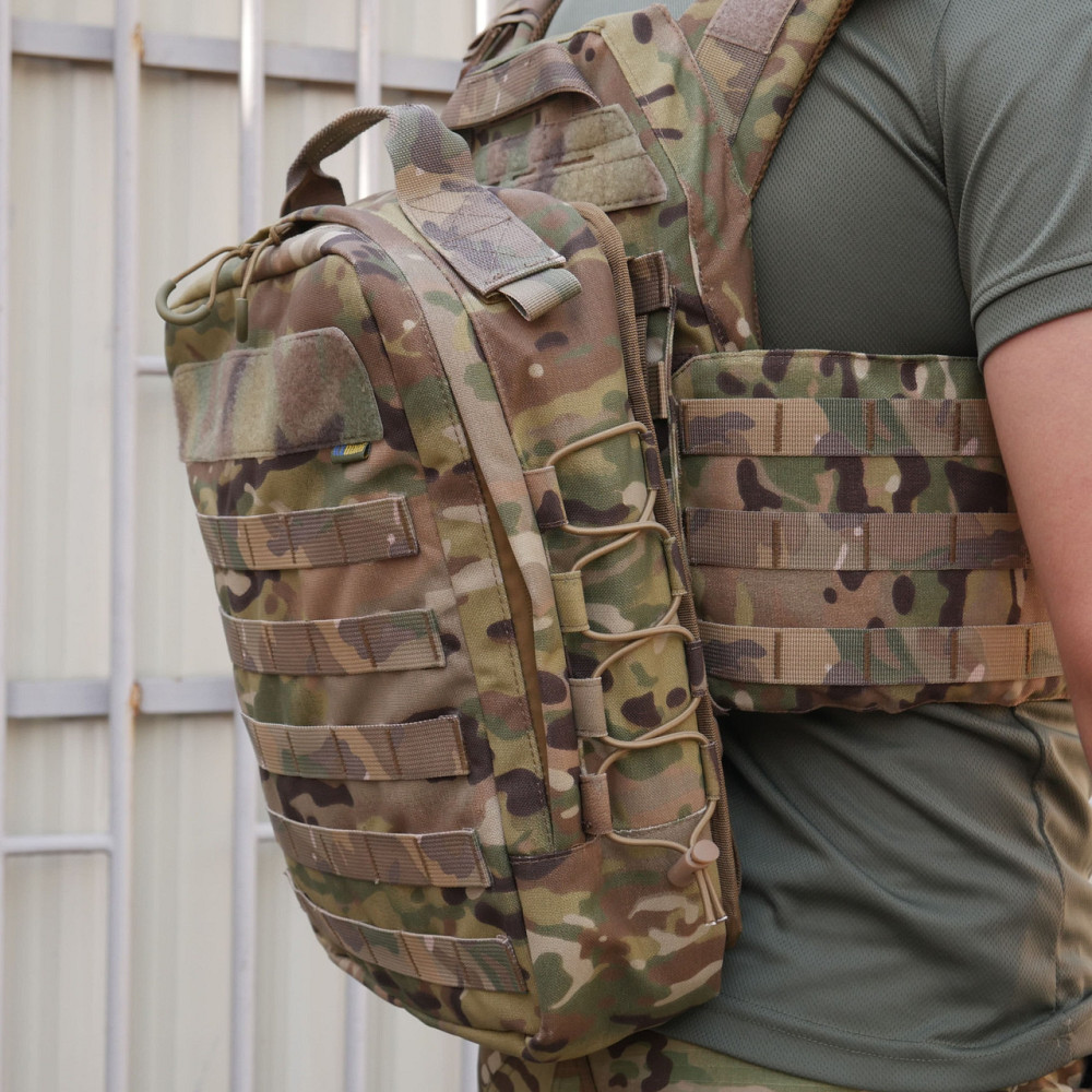 Штурмовий рюкзак 10л. швидкоз'ємний кордура мультикам. Рюкзаки тактичні multicam, рюкзак штурмовий cordura Київ - фото 10