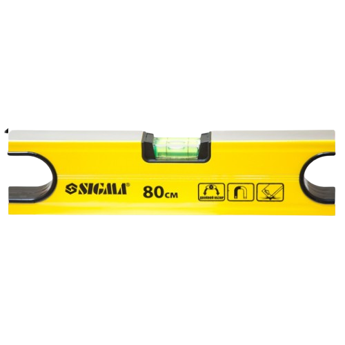 Рівень магнітний 3 капсули + вічко 80 см SIGMA Житомир - изображение 7