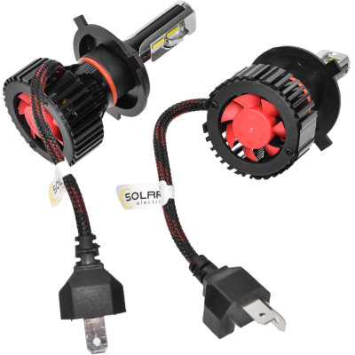 Автолампа SOLAR H4 12/24V 6500K 8000Lm 60W ZES Chip (8304) Вінниця - фото 2