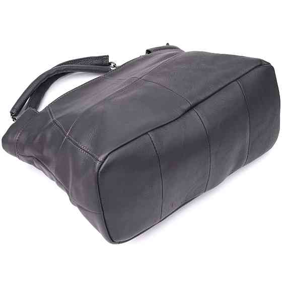 Повседневная сумка для женщин из натуральной кожи Vintage 22989 Серый Киев