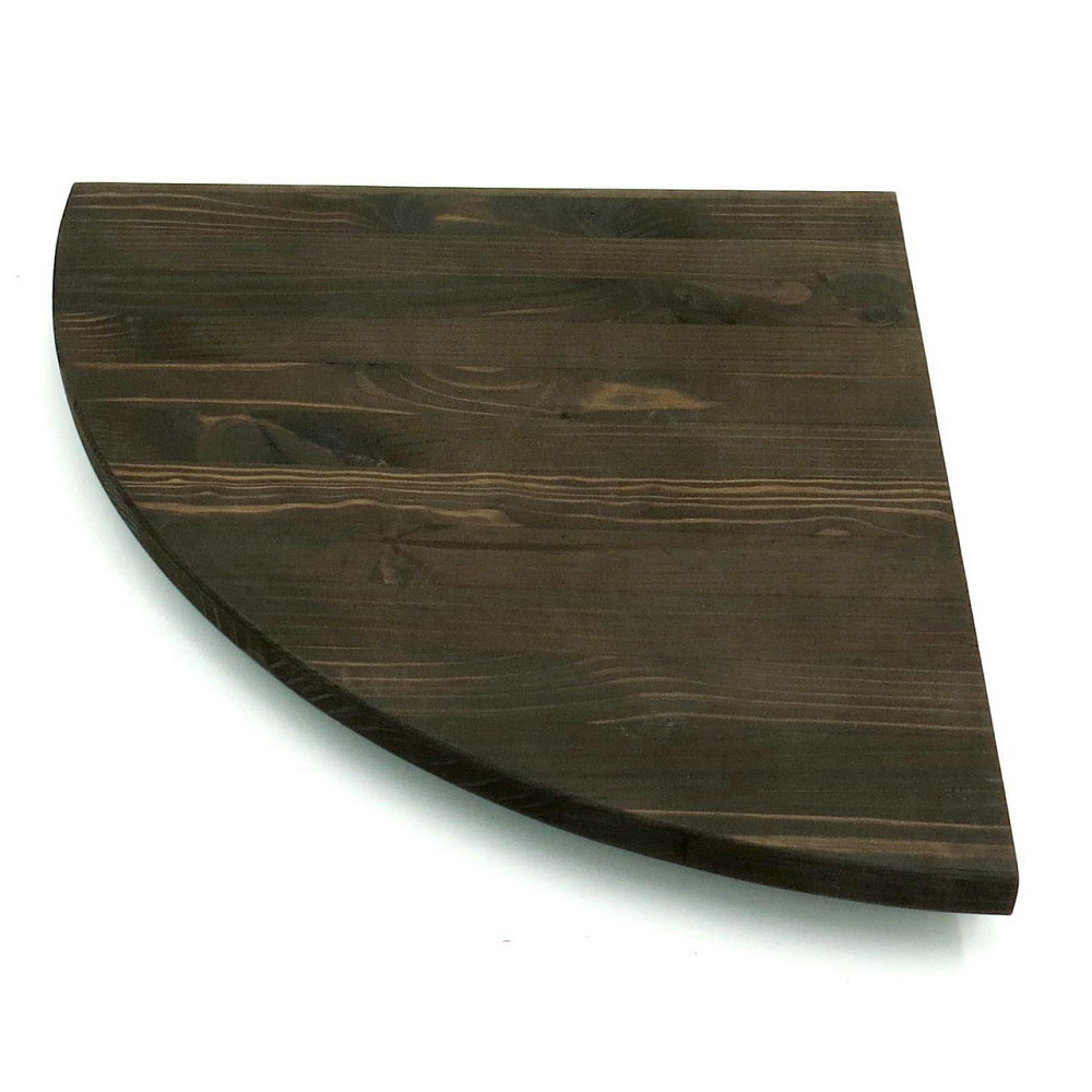 Кутова настінна полиця "Кабарет 30" мокко Миколаїв - фото 1