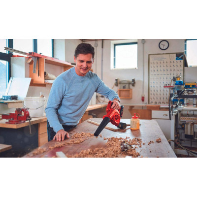 Повітродувка Einhell TE-CB 18/180 Li - Solo, 18В, 130/180 км/г, 3 насадки (без АКБ та ЗП) (3408001) Вінниця - фото 7