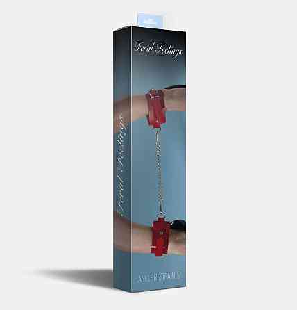 Поножи Feral Feelings - Ankle Restraints Red Sex Aura Київ