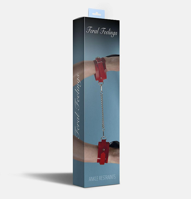 Поножи Feral Feelings - Ankle Restraints Red Sex Aura Київ - фото 2