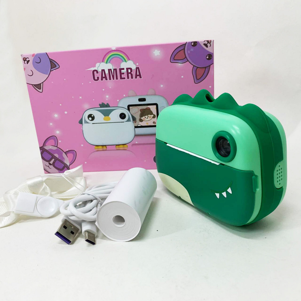 Фотопринтер дитячий, Миттєвий друк знімків, Дитячий миттєвий фотоапарат, Фотоапарат для маленьких дітей GP-56 Івано-Франківськ - фото 3