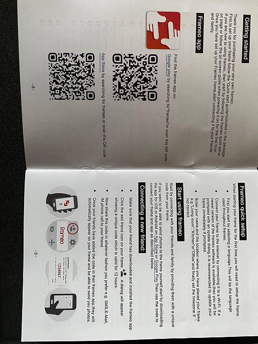 Цифровая фоторамка Frameo 10,1