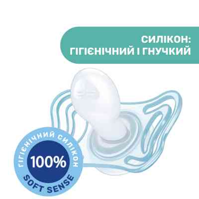 Пустышка Chicco Physioforma Micro силиконовая от 0 до 2 месяцев Для мальчиков 2 шт (75126.21) Винница