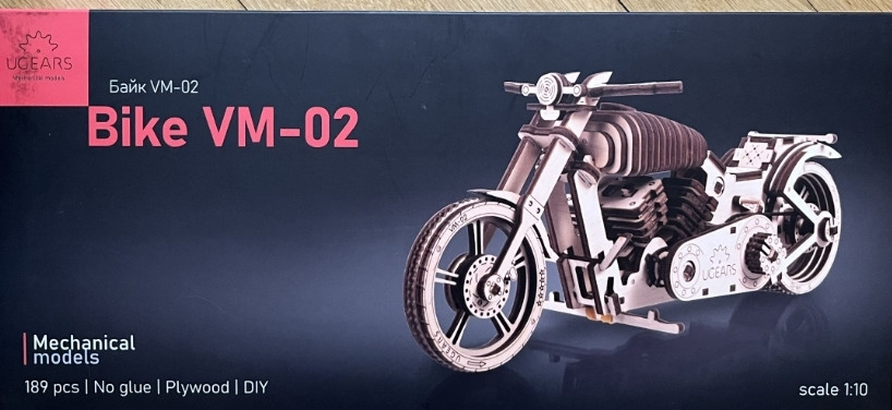 Деревʼяний 3d конструктор bike vm-02. Харків - фото 3