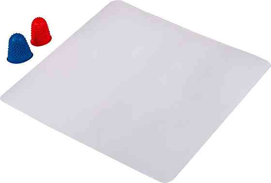 Набор для работы с клеевым пистолетом MASTERTOOL — коврик 20х20 см, 2 наперстка 42-0161 Ровно