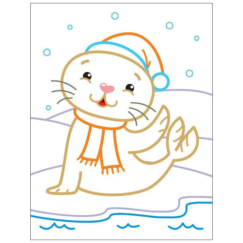 Дитячі кольорові розмальовки "Пінгвіненя" 18701, 2-3 роки Вінниця - фото 5