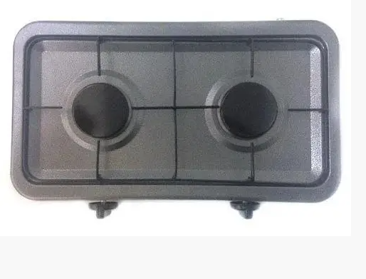 Настольная газовая плита DOMOTEC MS-6602 с 2 конфорками, размеры 470 х 270 х 65 мм – компактная и удобная Одесса - изображение 5