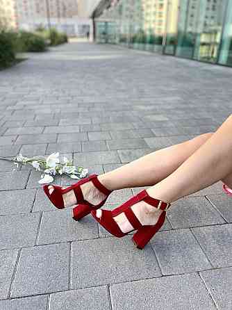 SANTINI Босоніжки жіночі SANTINI 259317-27 червоні (літо, замша натуральна) (3763) лише 35р. Коломыя