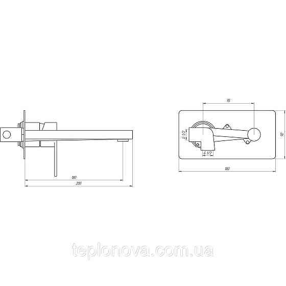 Смеситель для умывальника TOPAZ SARDINIA TS 08205-H20 Черновцы