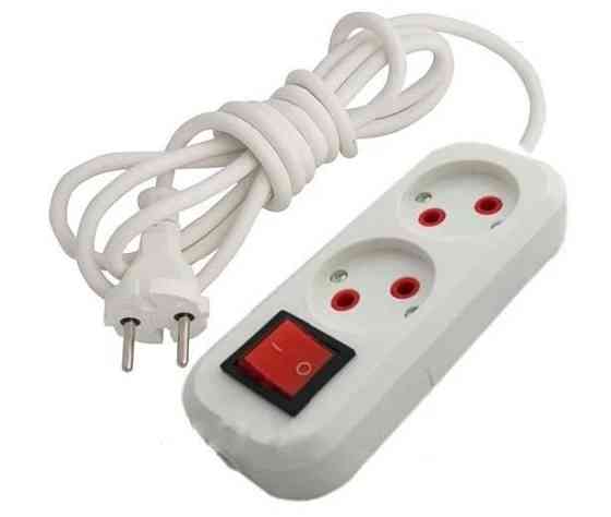 Удлинитель 2-ой с кнопкой 3м 5832-2 