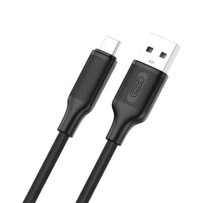 Дата кабель USB 2.0 AM to USB-C NB265-AC black XO (NB265-AC.black) Вінниця