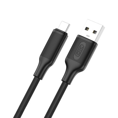 Дата кабель USB 2.0 AM to USB-C NB265-AC black XO (NB265-AC.black) Вінниця - фото 2