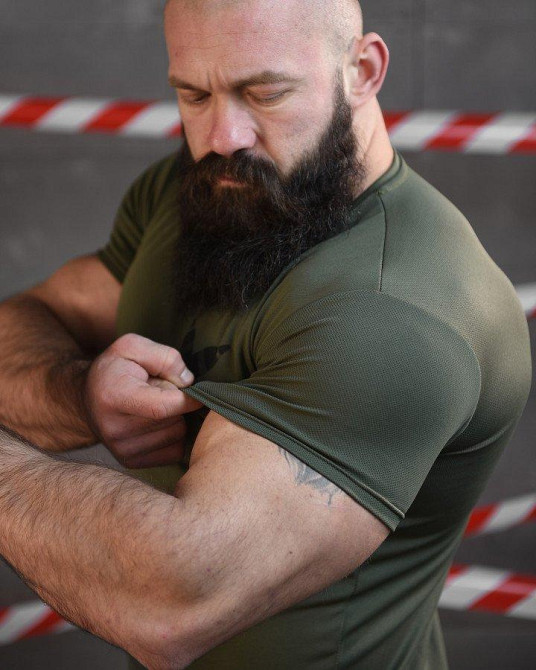 Тактическая потоотводящая футболка SABUR МИНА ОЛИВА   ВТ6562 Одесса - изображение 19