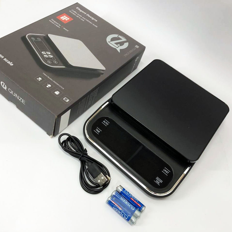 Ваги для кухні на батарейках з екраном X-1, 5кг, Ваги для кавового порошку цифрові готування RQ-46 Львів - фото 13