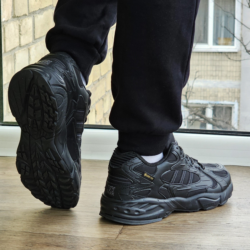 Зимние Мужские Кроссовки Adidas GORE-TEX Черные с МЕХОМ Адидас Гортекс Термо (размеры: 41,42,43,44,45) Днепр - изображение 4