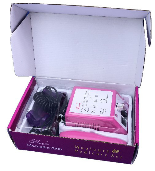 Фрезер для маникюра и педикюра Lina Mercedes 20000 оборотов/мин розовый Киев - изображение 8