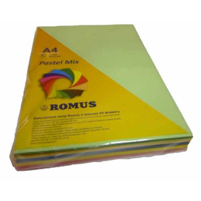 Папір Romus A4 80 г/м2 250sh, 5colors, Mix Pastel (R50874) Вінниця - фото 1