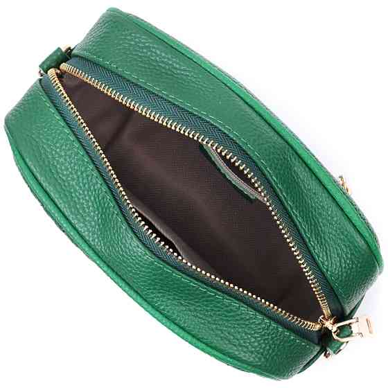 Жіноча сумка з натуральної шкіри Зелена (Vintage) Київ