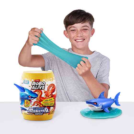 Інтерактивний ігровий набір Robo Alive – Глибоководний сюрприз. Велика біла акула Дніпро