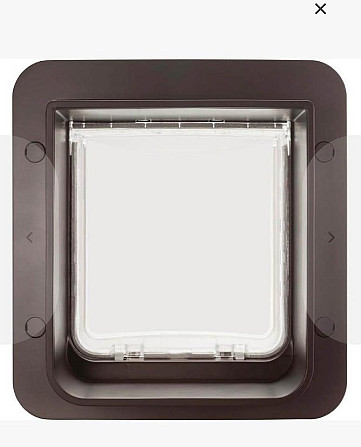 Мікрочипні дверцята SureFlap для котів і маленьких собак з чіпом, коричневі, RFID-ідентифікація з ре Київ - фото 4