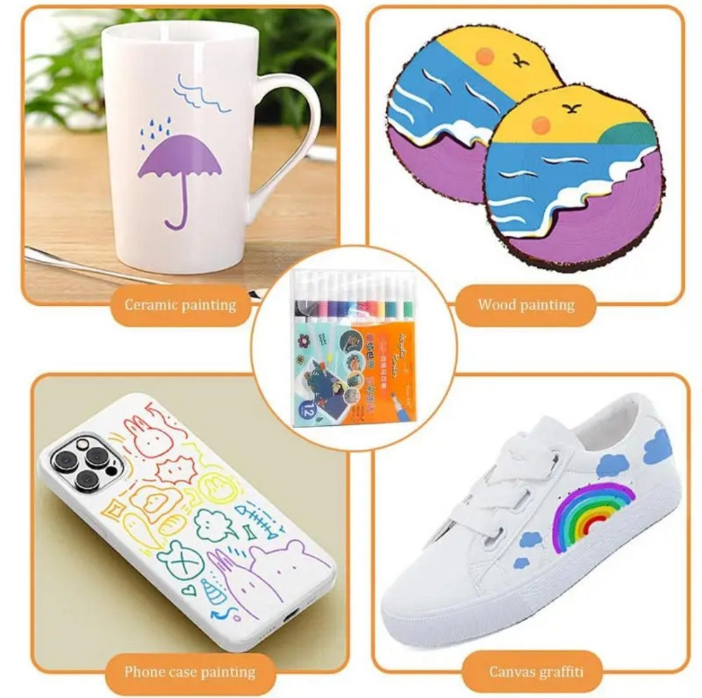 Акриловые Маркеры для разных типов поверхности 24 Шт Киев - изображение 2