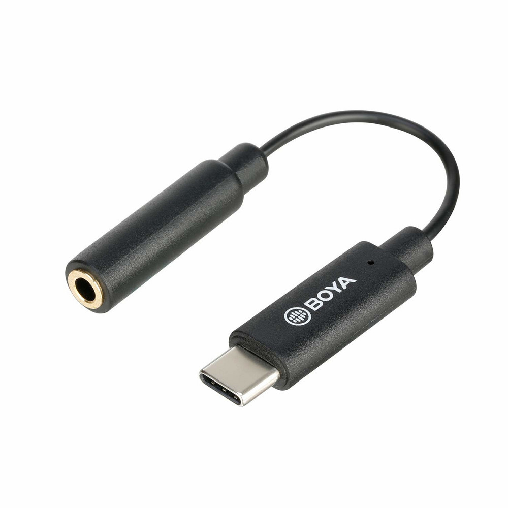 Перехідник Jack 3.5 на USB Type-C Boya BY-K4 Київ - фото 1