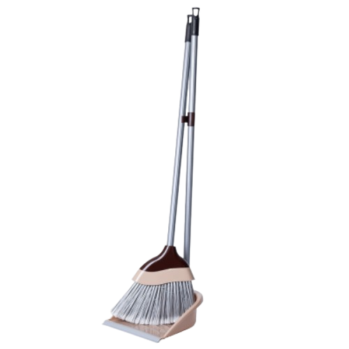 Набір для прибирання щітка + совок крем/темно-коричневий Євро Алеана Житомир - изображение 1