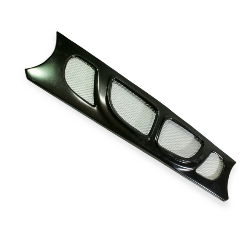 Ґрати чорні з сіткою "4 отвори" тюнінг (гладка) 2101 Мукачево - фото 1