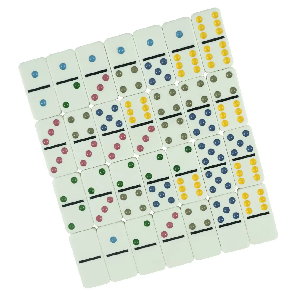 Доміно в металевому боксі, 28 кісток, 6 кольорів Київ - фото 5